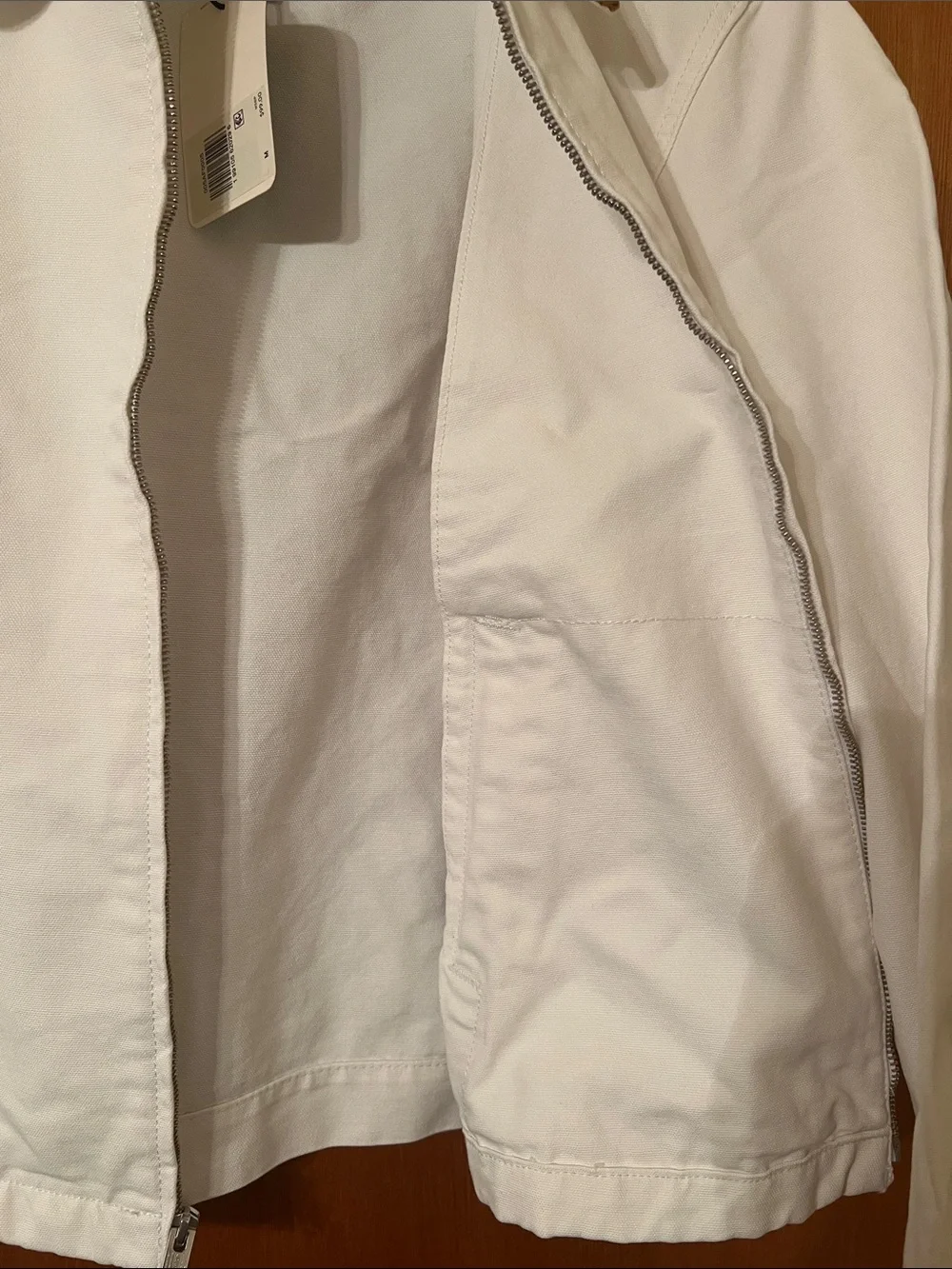 Levi’s Castro Mechanics Full-zip Lightweight Canvas Jacket Sz M White MSRP: $99